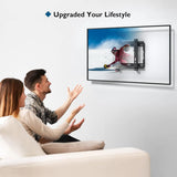 BEISHI Universal TV Bracket Low Profile TV Wall Mount Fixed for Most 30"-80" Flat/Curved TVs with Max VESA 600X500mm Up to 70kg