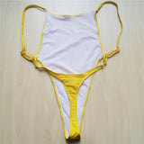 Sexy Extreme String Mini Micro Thong Swim Suit For Women Swimwear One Piece Swimsuit Female Bather Bathing Suit Monokini Y478