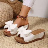 Women's Slippers 2025 Summer New Style Comfortable Sponge Thick Bottom One-Character