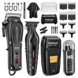 hiena Finish Machine Electric Professional Electric Hair Clippers Beard Clipper Rechargeable Men's Shaver Hair Trimmer Kit