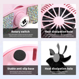 Nail Vacuum Cleaner, Infinitely Adjustable, High Suction Power, Equipped with 10 Filter Cotton, Nail Dust Collector Tool