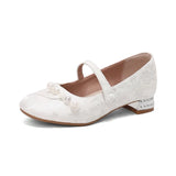 New Chinese Style Mary Jane Women's Shoes Hot Sale Of The Season Spring Summer Fairy Tale Cheongsam Shoes Beautiful Thick Heel