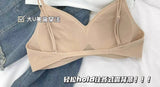 Deep Plunge Lingerie Cross Back Straps Summer Invisible Bralette Thin Cup, Adjustable U Back Support Balconette Bra Cool Comfort