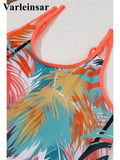 0XL - 4XL New Printed Bikini Plus Size Large Size Swimwear Women Swimsuit Female Two-Pieces Bikini Set Bather Bathing Suit V5901