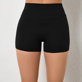 Yoga Shorts Gym Sports Shorts Women High Waist Workout Fitness Short Leggings Running Cycling Tight Soft Sportswear