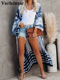 New 10 Colors Printed Long Sleeve With Belt Tunic Beach Cover Up Cover-ups Beach Dress Beach Wear Beachwear Female Women V4521