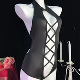 Hot Sexy Lingerie Lace Erotic Teddy Bodysuit Women Sexy Underwear Hollow Perspective Crotchless Stripper Clothing Babydoll Dress