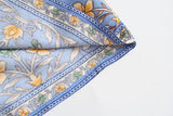 Foridol Bohemian Printed Floral Women Long Dress with Sleeve Spring Summer New in Midi Vestidos Casual Beach Boho Dress Women