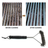 Barbecue Brush Cleaning Tool Stainless Steel Non Stick Cleaning Brush Barbecue Accessories Stainless Steel Wire Barbecue Brush