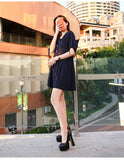 2022 New Model Catwalk Show 14CM High Heels Women's Banquet Party Round Toe Wear Single Shoes Large Size Women's Shoes 35-46
