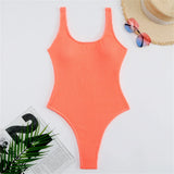2026 Sexy Women One Piece Swimsuit Swimwear Female Solid Push Up Thong Bather Bathing Suit Monokini Brazilian Swimming Suits