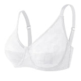 Ultra Thin Plus Size Womens Underwire Support Bra Adjustable Straps No Padding Comfort Leisure Sexy Brassiere