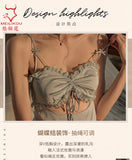 TJ large size sexy suspender skirt women's home nightgown