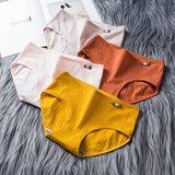 10Pcs/Set Women Cotton Seamless Panties Sexy Underwear Female Breathable Solid Color Underpants Lingerie Low Rise Briefs M-XL