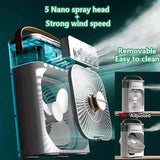 Kualool 3-In-1 Air Cooler Humidifier Portable Night Light