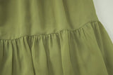 FDYOUI Sexy V-neck Lace Patchwork T-shirt Tops+Long Skirt 2 Piece Set Women's Summer Green Holiday Party Dress Suit Streetwear