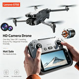 Lenovo GT50 Drone 8K EIS GPS Foldable Quadcopter 4.3'' Screen Remote Control Lightweight Beginner Pro+ Drone for Adults Travel X