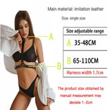 Cosplay Sex Leather Bondage Kit BDSM Restraints Fetish Erotic Sex Toys Couples Women Bandage Slave Collars  Handcuffs Adult Game