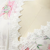 Dresses For Formal Occasions Womens Fashion V Neck Lace Jacquard Seven Quarter Sleeve Bohemian Floral Dress Sexy Beach Sundress