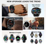 BOXUXING 2026 New GPS Sports Smart Watch Men 360*360 AMOLED Screen Heart rate Bluetooth Call IP67 Waterproof Man Smartwatch Man