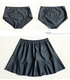 Swimsuit women's new Xia one shoulder camisole swimsuit ins conservative cover belly slimming split skirt swimsuit