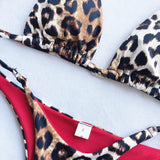 XS - L Leopard Mini Micro Thong Bikini Women Swimsuit Female Swimwear Two Pieces Bikini Set Brazilian Bather Bathing Suit Swim