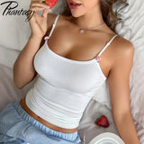 Phantasy Y2k Basic Solid Color Women's Vest Sweet Slim Sleeveless Top Lady Spring Summer Women's Homewear Vestido Vest 2026