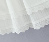 White Lace Dress Women Strapless Sleeveless Short Summer Dress Corset Cotton Mini Beach Casual Vestidos Party Dress 2025