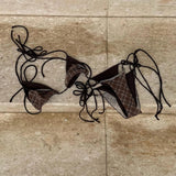 Plaid Swimsuit 2026 Micro Bikinis Sexy Women Swimwear Female Hollow Swim Suit Brazilian Bathing Suits Beachwear Bandeau Biquini