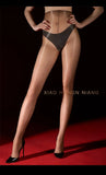 Sexy Silk Horse Oil Stockings Thin Anti-Snag Glossy Pearl Pantyhose Solid Color Transparent Mesh Nightclub Wear Pantyhose 0RG0