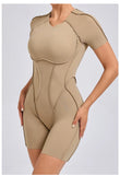 Short Jumpsuit Gym Clothes For Women Sportswear Fitness Overalls Backless Scrunch Booty Yoga Suit Sports Set Outfit