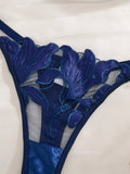 2025 Lace Sexy Erotic Floral Embroidery Lingerie Set For Women Sensual Erotic Sexy 2-Piece Bra + Panty Underwear Set ZA824031