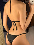 Sexy Bling Rhinestone Mini Bikini Female Swimsuit Women Swimwear Two-Pieces Bikini Set Bather Bathing Suit Swim Lady V2064