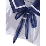 JK Girl Miniskirt Set Sexy Women Lingerie Cosplay Babydoll Plaid Skirt Lace Sleepwear Erotic Student Uniform Kit Sexy Nightdress