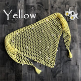 7 Colors Hollow Out Crochet Knitted Sarong Pareo Beach Cover Up Cover-ups Beach Dress Beach Wear Beachwear Female Women V7010