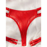 Toucheart Hollow Out 4-piece Sexys Set Transparent Lingerie For Women Underwear See Through Lingerie Sets Female Sexy Costumes