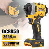 Dewalt DCF850 Wireless Brushless Electric Screwdriver Lightweight 20V Battery Impact Wrench Powerful Portable Tool