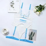 Sexy Bra & Briefs Gather Sets Seamless Sensual Transparent Thin Intimates Erotic Lingerie Suits Sexy Panties Underwear Set