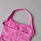 Neck Halter Yoga Vest Shockproof Running Sports High-strength Sports Underwear Fitness Pilates Suspender Beautiful Back Summer
