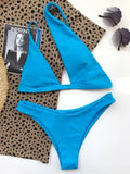 2026 Asymmetric One Shoulder Bikini Women Swimsuit Female Swimwear Two Pieces Bikini Set Hollow Out Bathing Suit Swim Beachwear