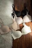 MOYISU Anti-Sag Full Coverage Bra Small Bust | Wireless Push Up Lift | Seamless Bralette for Summer Cooling Comfort CA Underwear