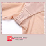 Women's Seamless Shorts Safety Pants High Waist Large Size Mesh Thin Boxer Panties Anti Friction Under Skirt Shorts Underwear