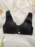 Full cup comfortable seamless bra front buckle easy to put on and take off bra without steel ring women bra sexy Lingerie B2861