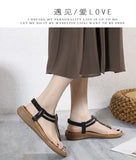 2026 New Shoes for Women Bohemia Crystal Sandals Women Shoes Rhinestone Lady Flip Flops Pearl Slip on Flat Beach Shoes