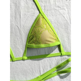 Sexy Extreme String Mini Micro Thong Bikini Female Swimsuit Women Swimwear Two-Pieces Bikini Set Bather Bathing Suit Swim V8373