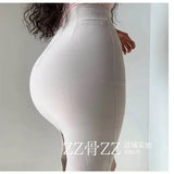 WOMENGAGA Mid Length Skirt For Elegance Apricot Slim Mini Dress Sweet Sexy Korean Women 2023 Skirts High Waist Fashion HGR0