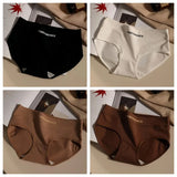 4Pcs/Set Cotton Panties Women Mid Waist Briefs Breathable Intimates Breathable Comfort Underwear M-2XL Soft Panties