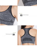New Sports Bra Women Seamless Gym Jogging Crop Top Female Tops Yoga Fitness Shockproof Vest Sport Bras for Women Sutian Feminino