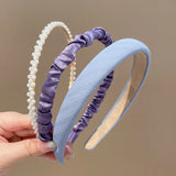3pcs Multicolor Elegant fabric Headband for Women Face Wash Hair Band Fashion Girls Hair Accessories