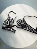 Women's Deep U Plunge Bra Everyday Padded Push Up Low Cut Underwire Deep V Bra T-shirt Bra